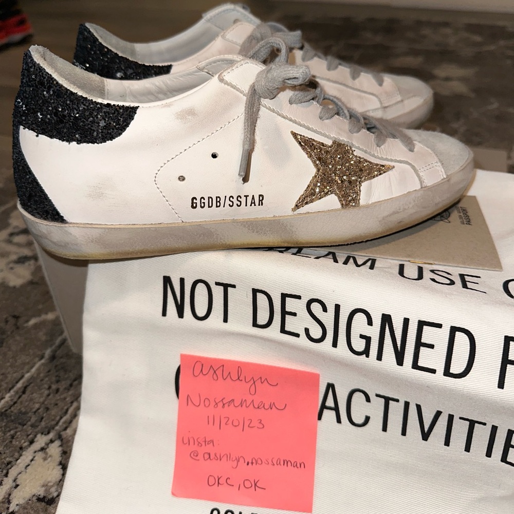 GOLDEN GOOSES SUPER STAR CLASSIC with SPUR